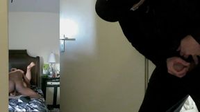 step-bro in law caught on secretly observing how hotwife bicurious spouse gets pounded by GIGANTIC EBONY FUCK-STICK grindr meeting w