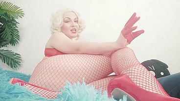 FemDom JOI countdown! Blonde MILF Arya Grander teasing you, bratty hot humiliatrix!