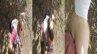 Quick FUCK in the Woods
