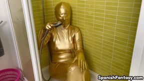 Mermaid Girl Showering #1