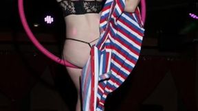 Suspended Hoop Striptease