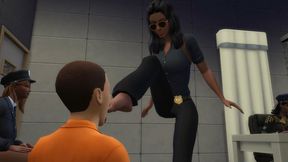 3 Black Cops, 1 White Prisoner, Zero Mercy