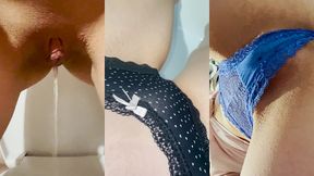 big exclusive peeing compilation