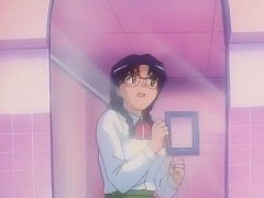 Anime girl in glasses gets cunt nailed by monster tentacles
