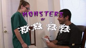 Nurse Plays with Big Load