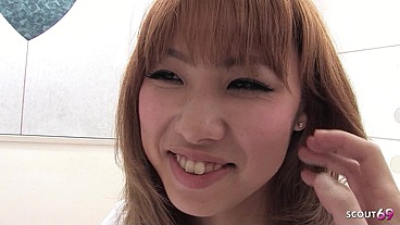 Japanese Shy Step-Sister seduce to First Time Creampie Fuck in uncensored JAV Porn