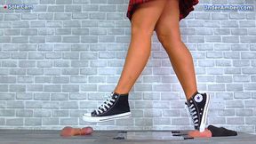 Face Trampling & Deep Throat Gagging In My Converse All Stars - 162 - Sole Cam - Worship Trample Trampling Facebusting Stomping Trainers Crushing