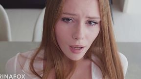 Step Sis Struts in Tight Skirt, POV Missionary Fuck was a Must