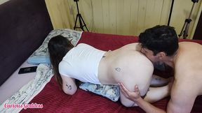 curious goddess - stepmom milf hot blonde small tits big white ass hairy pussy facesitting doggystyle fuck cumshot in body part 2