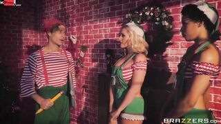 Santa's Twerkshop Sex Tape With Michael Vegas, Alena Croft, Diamond Banks - Brazzers Official