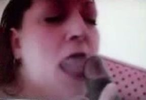 Mature white lady is going crazy over my black big dick