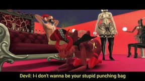 Deepthroat Gangbang Creampies in Underground Dungeon Fuck