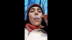 Oh, how wonderful it is to smoke my new e-cigarette! You will pay for every bit of pleasure