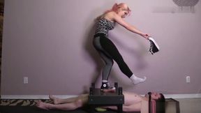 Trampling Ballbusting CBT with cumshot