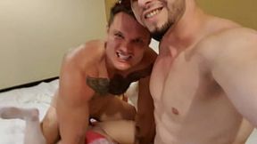 Thigh-rubbing teens indulge triple-decker lust, tight buns swallow cock&#x1F32D;, sweaty armpits surrender to primal screams