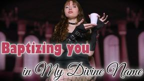 Baptizing you in My Divine Name - Toilet Fetish, Magic Control, JOI 720p wmv