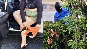 Hidden watcher lurks as plump lady puts on pants, then gets fingering&#x1F449; - BBW SSBBW creampie