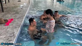 I Catch My Friends Masturbating with Me by the Pool