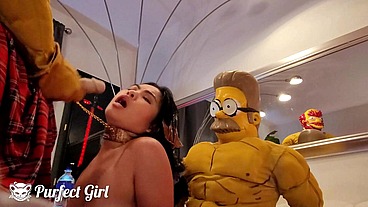 Slave Leia Surprise - Cindy Starfall Star Wars Simpsons Porn Parody Threesome