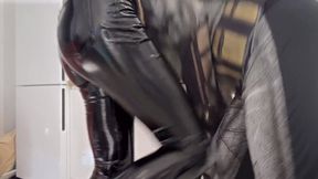 Galyna Posing On The Crotch Of Batman - Black High Heels - HD 1280x720