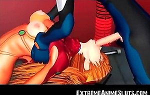 Fucking a 3d robot doll!