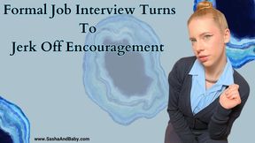 Job Interview Turns to Uniform Jerk Off Encouragement - JOI - Jerk Off Instruction -