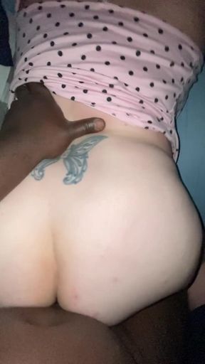 Must-see moment from &quot;White girl cream on bbc an get creampied&quot;