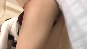 Naughty Nipponese MILF Caught Banging Doc in Ward's Restroom