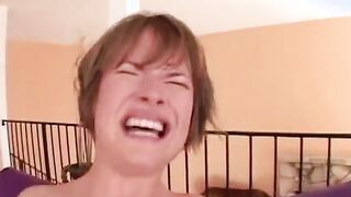 White dicksucker women slurps her african lollipop then fucked
