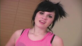 Sexy Brunette with perfect body Lap dance