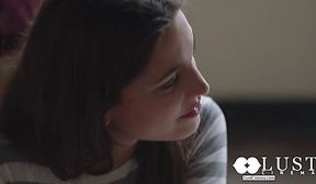 LUST CINEMA Maiden Lesbian in Intense Threesome