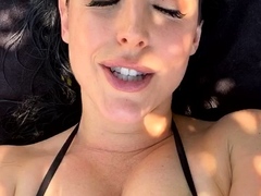 Big boobs milf masturbates with her dildo
