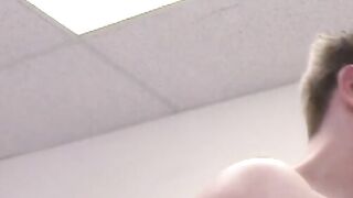 Straight amateurs JR and Nate have their throbbing dicks devoured in a threesome