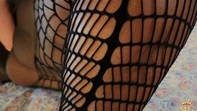 MochaSwallows Whale in a Fishnet