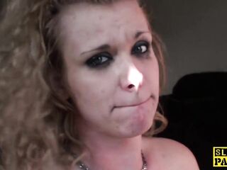 British bdsm sub assfucked before cuminmouth