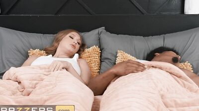 Gorgeous MILF is oiled-up and shagged by a horny neighbor