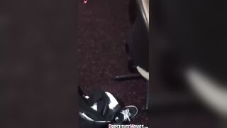 Black Girl sucks my cock while talking on the phone