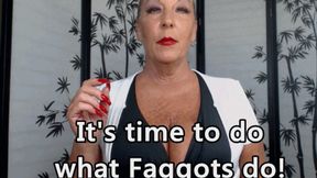 It is time to do what Faggots Do (WMV)