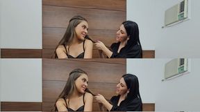 CHALLENGE KISSES MILF VS TEEN - VOL # 34 - MILF PAMELA TANDARA vs TEEN MEG - NEW MF - NOV 2024 - FULL VERSION