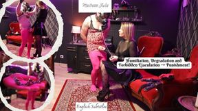 Humiliation & Handjob ? Forbidden Ejaculation ? CBT Punishment - Mistress Julia