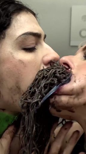 Key moment from &quot;POWER FETISH - Lesbian EXTREME Anal in Slime Bath with Lydia Black and Brittany Bardot&quot;