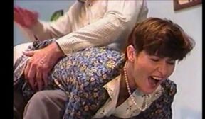 Sexy slut gets a spanking