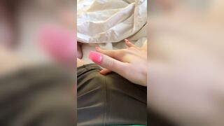 *FULL LENGTH* 18 year old plays with her snatch into hotel while sister takes a shower
