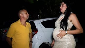 I get face-fucked by a young family member at a wild swinger bash
