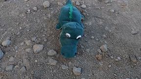 Alli's excursion under car tires - part 01