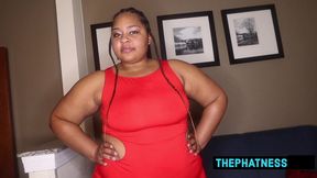 juicy red in sexy red dress