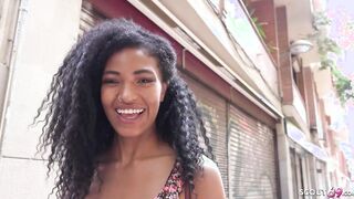 German Scout - Petite but Long natural Boobies Hispanic Black