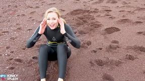Neoprene Workout On The Beach - WMV