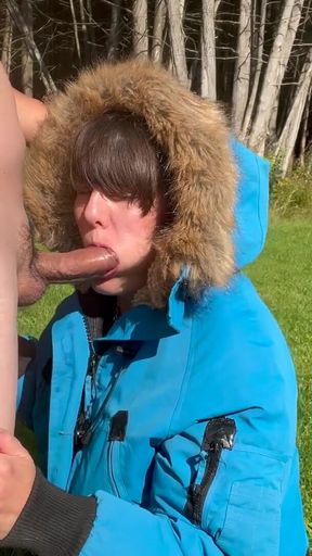 Emotional moment from &quot;Incredibly HUGE Cumshot on Jacket using My Tight Mouth&quot;