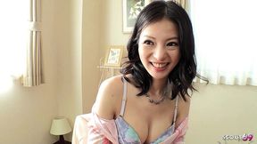 big nipples japanese teen give intense blowjob at first time uncensored porn casting